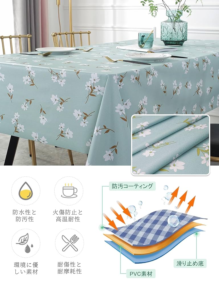 Beauville ボーヴィレ　フランス製　テーブルクロス　100㎝角 71NkUb7sxHL._UF350,350_QL50_.jpg